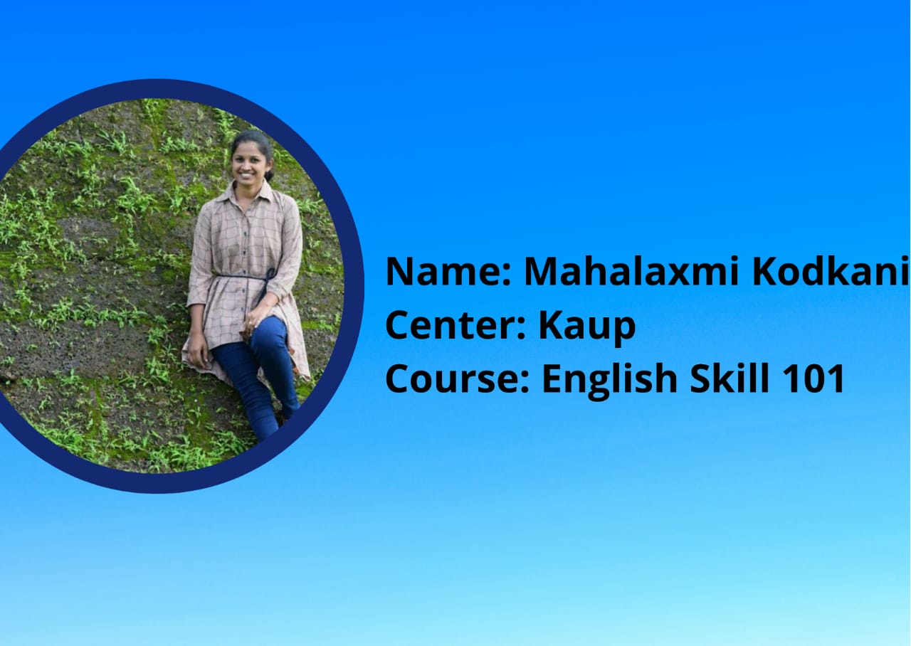 English Skill 101 - Mahalaxmi Kodkani