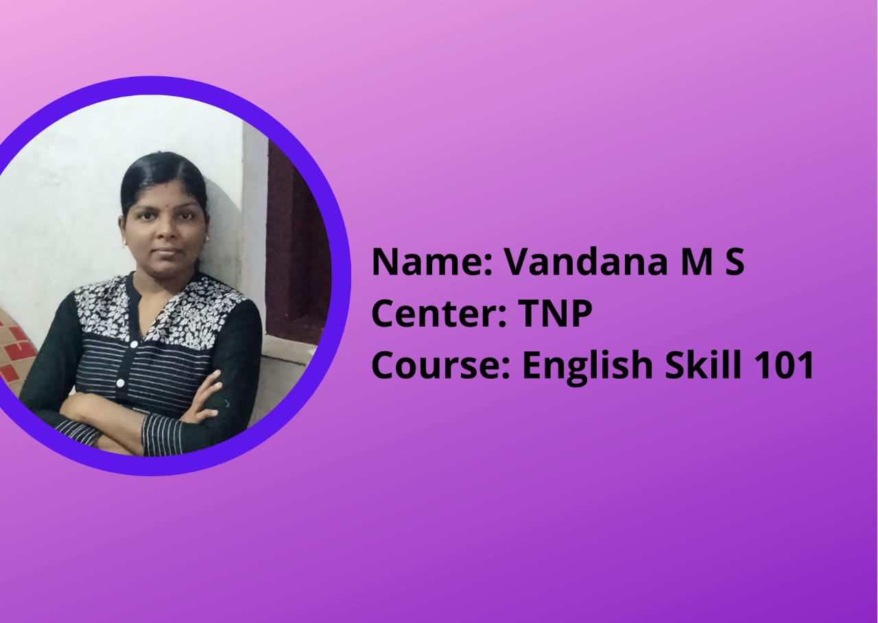 English Skill 101 - Vandana M S