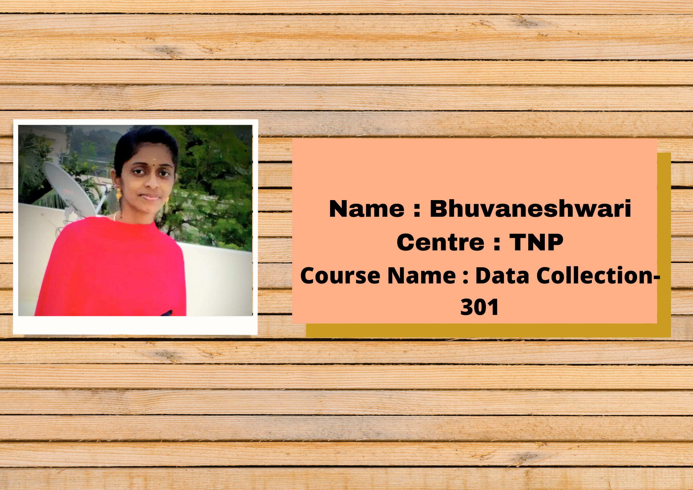 Data collection 201 - Bhuvaneshwari