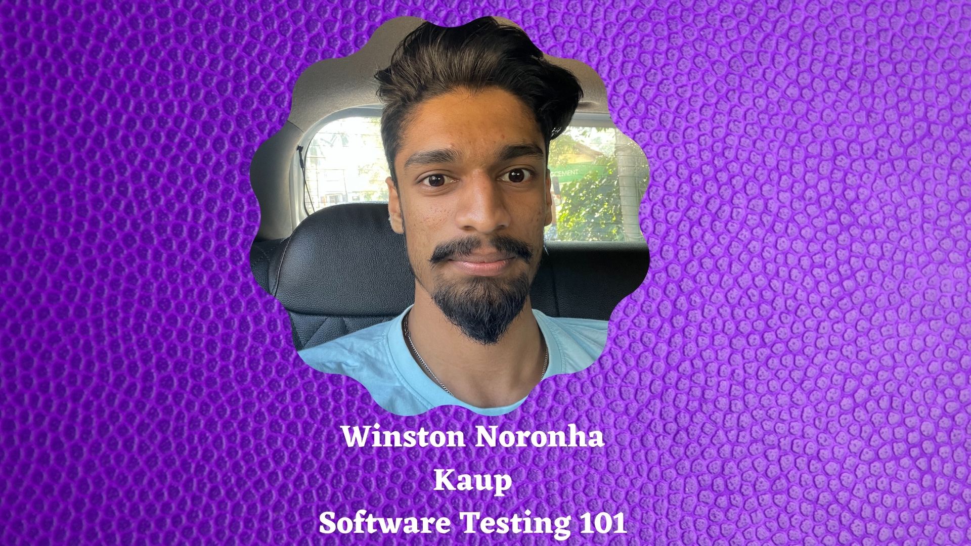 Software Testing 101-Winston Noronha