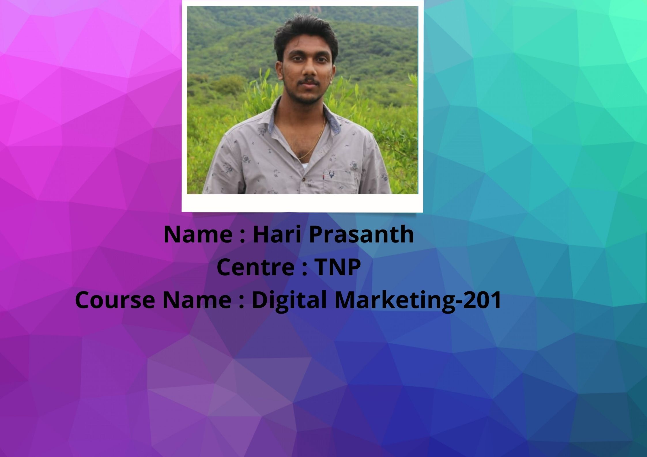 Fundamentals of Digital Marketing 201- Hari Prasanth