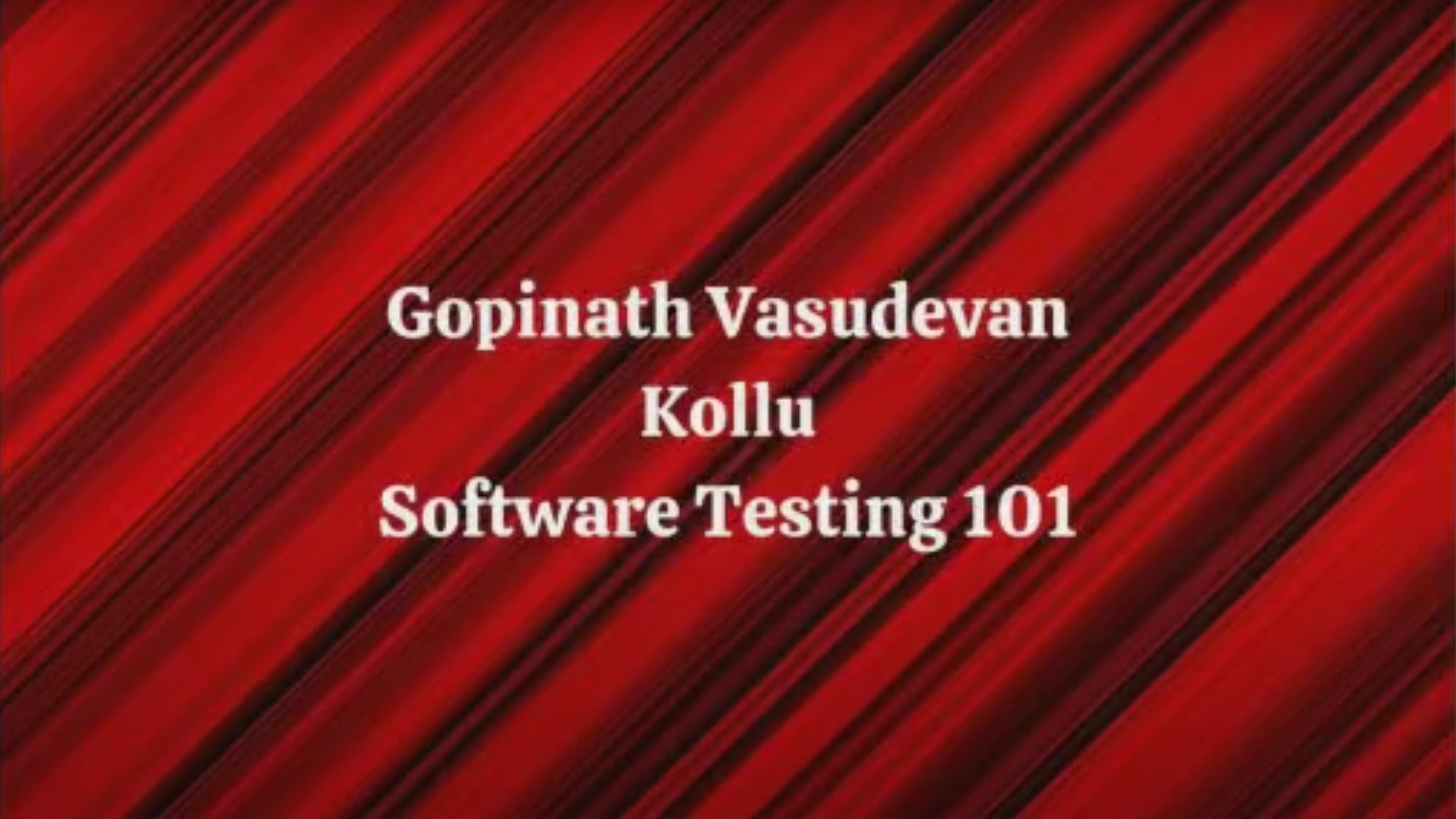 Gopinath V_ST_101