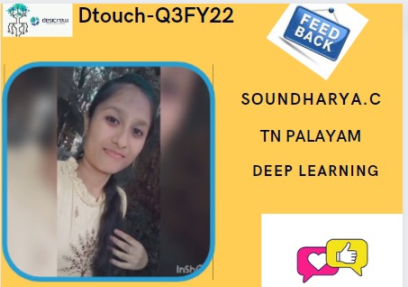 Soundharya C -TN Palayam-Deep Learning