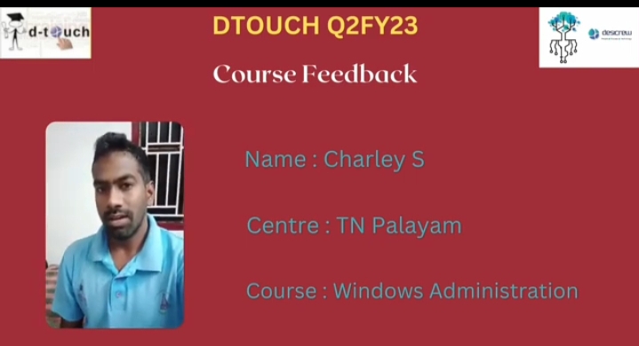 Charley-TN Palayam-Windows Administration