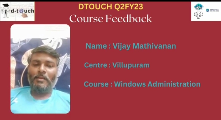 Vijay Mathivanan-Villupuram-Windows Administration