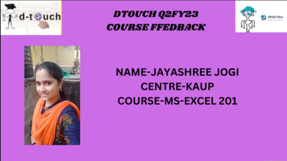 MS-EXCEL 201-JAYASHREE